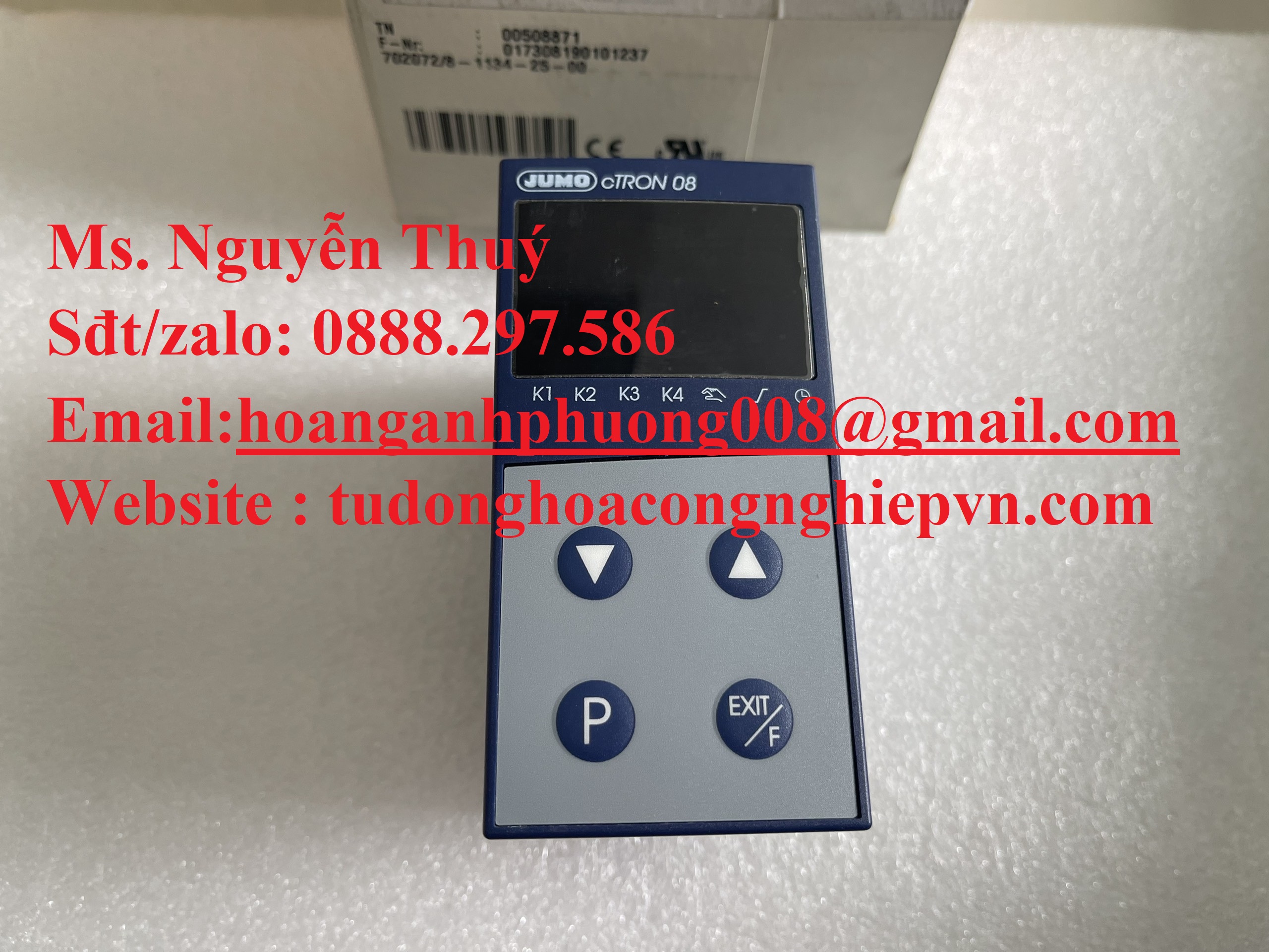 Bộ điều khiển Jumo 702072/8-1134-25-00 - Chuyên thiết bị điện